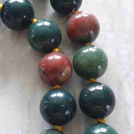 Heliotrop-Mala (3) + Armband – Bild 17