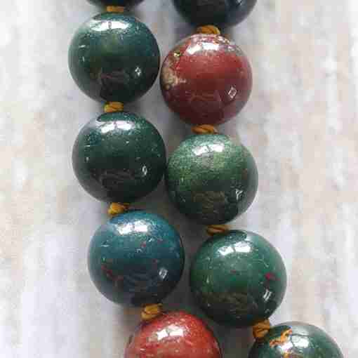 Heliotrop-Mala (3) + Armband – Bild 18