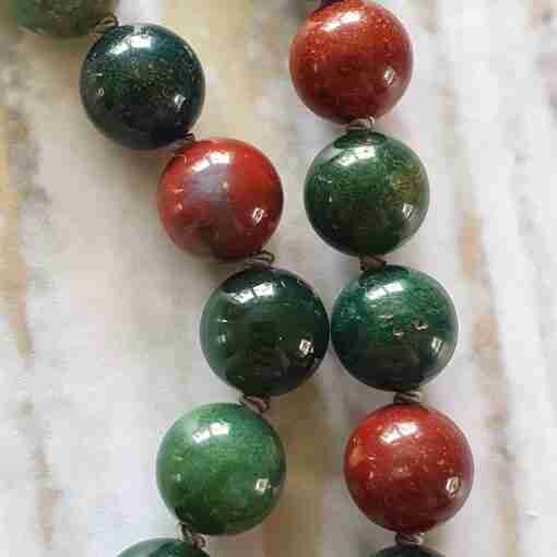 Heliotrop-Mala (4) + Armband – Bild 18