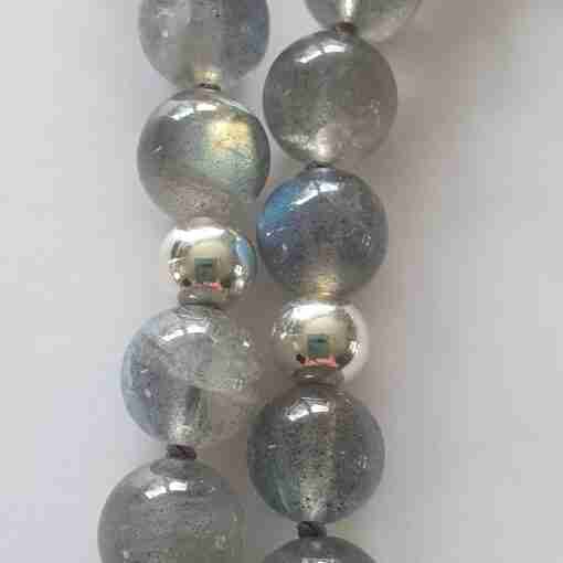 Labradorit-Mala (2) mit Armband – Bild 19