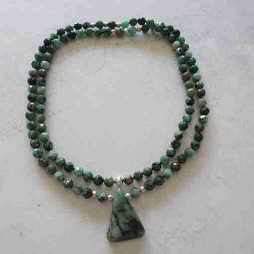 Smaragd-Mala, facettiert – Bild 3