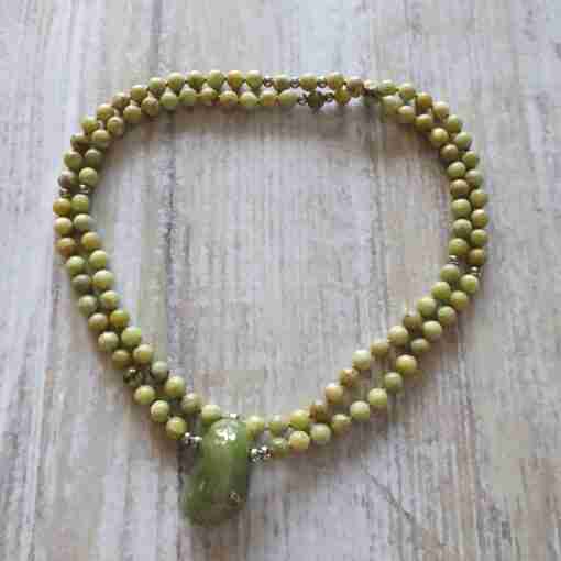 Peridot (Olivin) -Mala – Bild 3