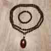 Heliotrop-Mala (3) + Armband