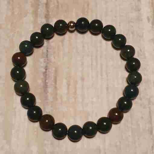 Heliotrop-Mala (3) + Armband – Bild 4