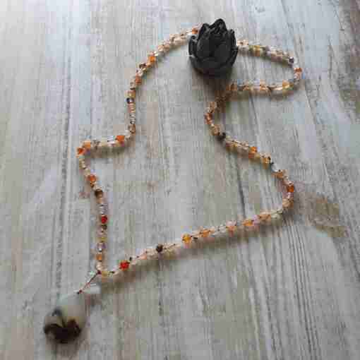 "Montana Achat" (Chalcedon) -Mala – Bild 5