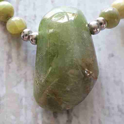 Peridot (Olivin) -Mala – Bild 7