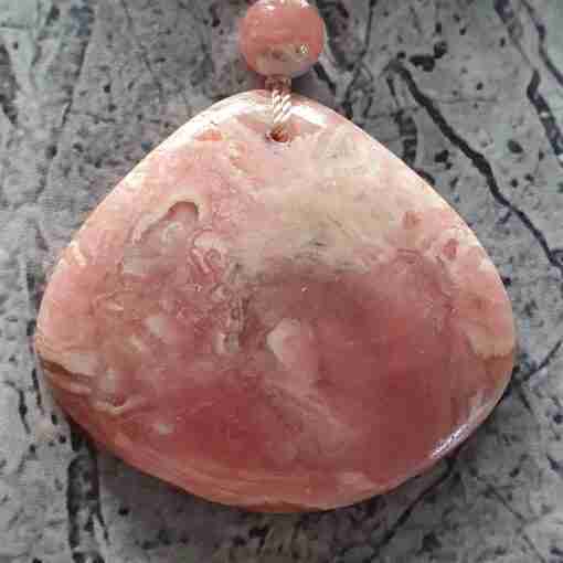 Rhodochrosit-Bergkristall-Mala – Bild 7