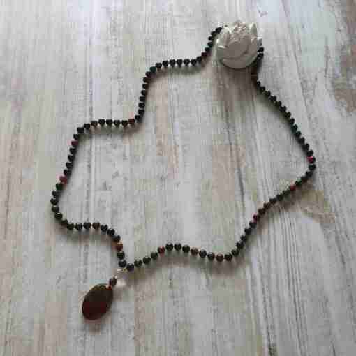Heliotrop-Mala (3) + Armband – Bild 7