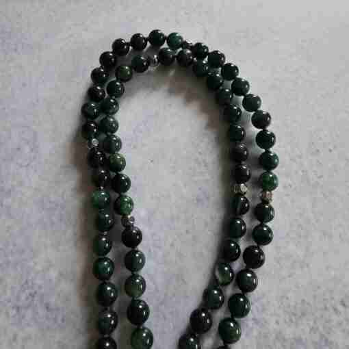 Fuchsit-Mala mit Fuchsit-Anhänger – Bild 10