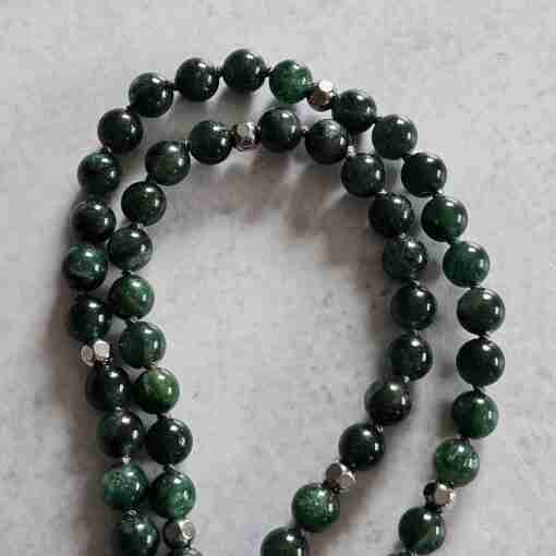 Fuchsit-Mala mit Fuchsit-Anhänger – Bild 11