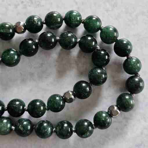 Fuchsit-Mala mit Fuchsit-Anhänger – Bild 13