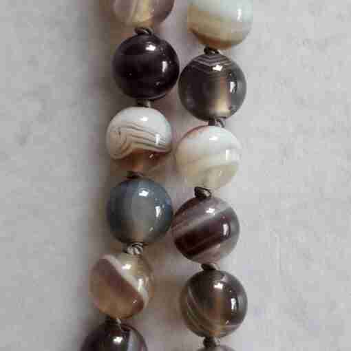 "Botswana" Achat-Mala (1) mit "Botswana" Achat-Anhänger – Bild 13
