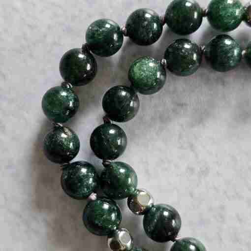 Fuchsit-Mala mit Fuchsit-Anhänger – Bild 14
