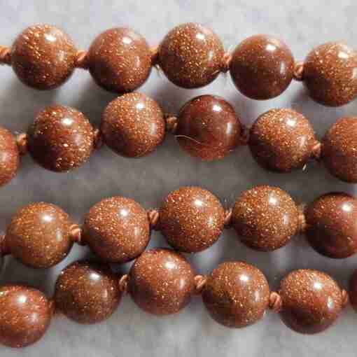 Goldfluss-Bergkristall (facettiert) -Mala (2) mit Goldfluss-Donut und Armband – Bild 15