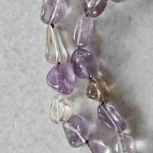 Ametrin-Mala (Nuggets) mit Seidenquaste und Armband – Bild 17