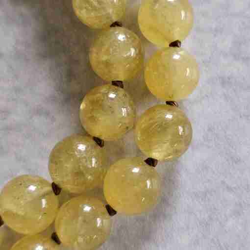 Heliodor (Beryll) -Messing-Mala mit Seidenquaste – Bild 19