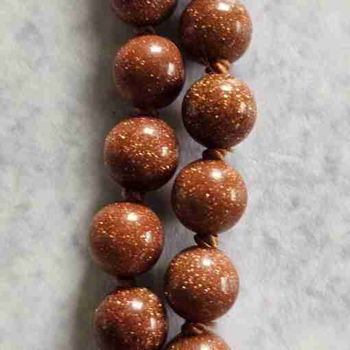 Goldfluss-Bergkristall (facettiert) -Mala (2) mit Goldfluss-Donut und Armband – Bild 22