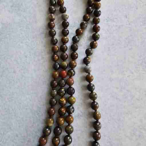 Tigereisen-Mala (1) mit Tigereisen-Anhänger (Freiform) und Armband – Bild 11