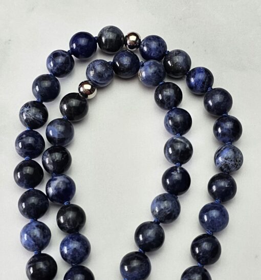 Sodalith-Mala (2) mit Sodalith-Seestern – Bild 12