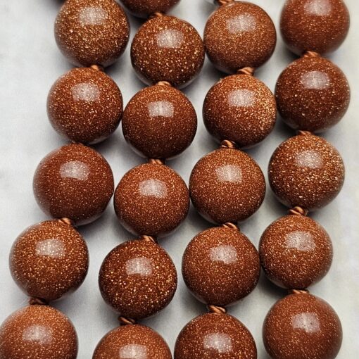 Goldfluss-Bergkristall (facettiert) -Mala (2) mit Goldfluss-Donut – Bild 2