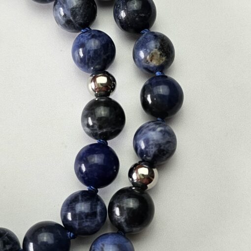 Sodalith-Mala (2) mit Sodalith-Seestern – Bild 13