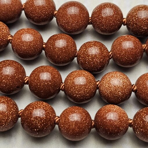 Goldfluss-Bergkristall (facettiert) -Mala (2) mit Goldfluss-Donut – Bild 15