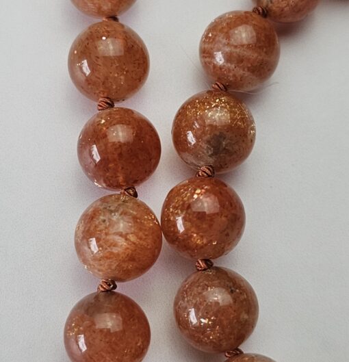 Sonnenstein-Mala (2) mit Sonnenstein-Anhänger (mittelgroßer Tropfen) – Bild 18