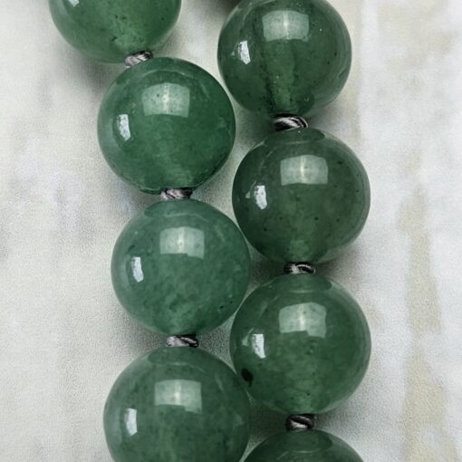Aventurinquarz (grün) -Magnesit-Mala mit grünem Aventurinquarz-Anhänger und Armband – Bild 21