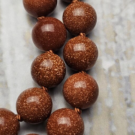Goldfluss-Bergkristall (facettiert) -Mala (2) mit Goldfluss-Donut – Bild 22