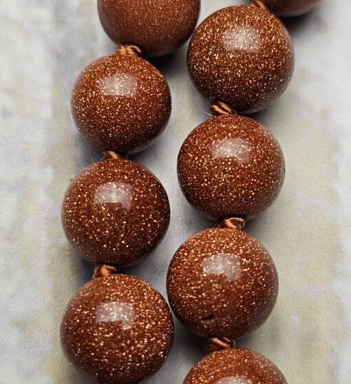 Goldfluss-Bergkristall (facettiert) -Mala (2) mit Goldfluss-Donut – Bild 23