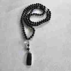 Opal („Honduras-Opal“) -Mala (2) mit „Honduras-Opal“-Anhänger