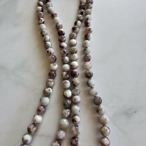 Eudialyt-Mala mit Seidenquaste – Bild 8