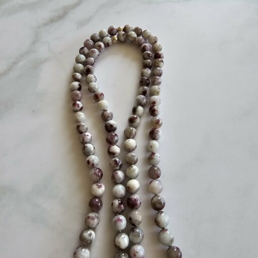 Eudialyt-Mala mit Seidenquaste – Bild 9