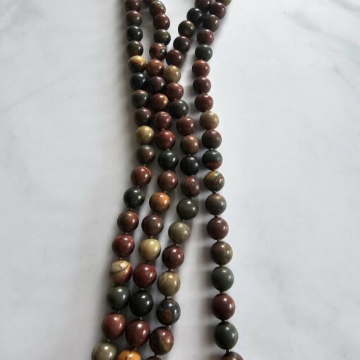 Jaspis („Picasso-Jaspis“) -Mala mit „Picasso-Jaspis“-Anhänger – Bild 9