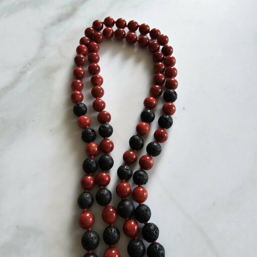 Korallen (rote Schaumkoralle) -Lava-Mala (3) mit Fisch aus roter Schaumkoralle – Bild 10