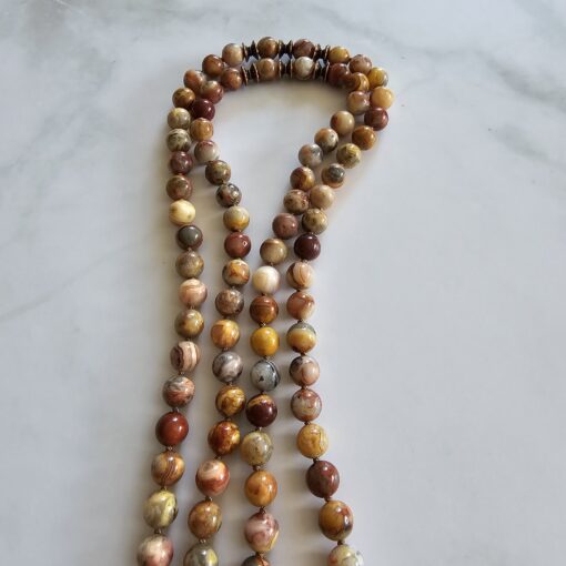 Achat („Crazy Lace“ Achat) -Mala (2) mit „Crazy  Lace“ Achat-Anhänger und Armband – Bild 13