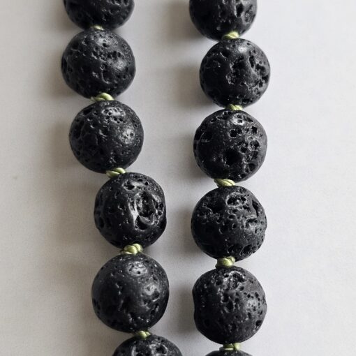 Lava-Peridot-Mala – Bild 15
