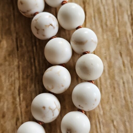 Magnesit (matt) -Sandelholz-Mala mit Seidenquaste – Bild 16