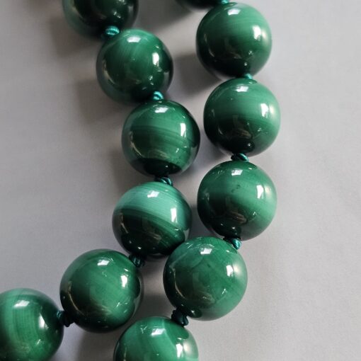 Malachit-Mala (1) mit Malachit-Tropfen und Armband – Bild 18