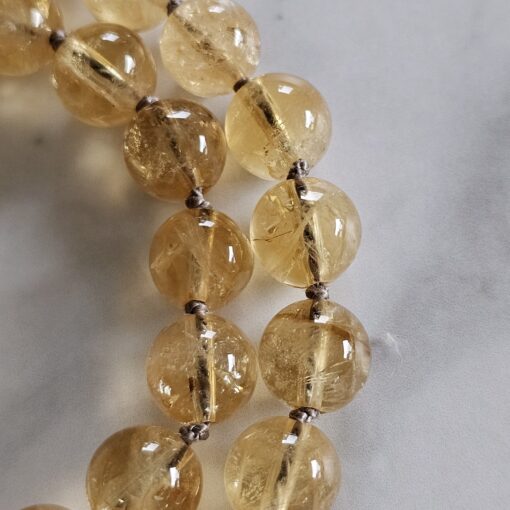 Amethyst-Citrin-Milchquarz-Mala mit Ametrin-Anhänger – Bild 17