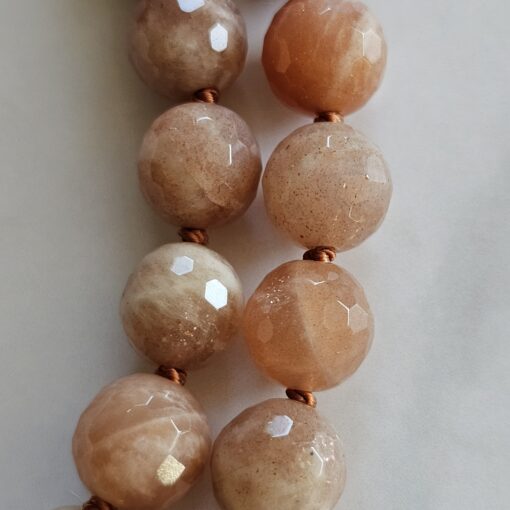 Sonnenstein-Mala, facettiert (2), mit Sonnenstein-Anhänger und Armband – Bild 19