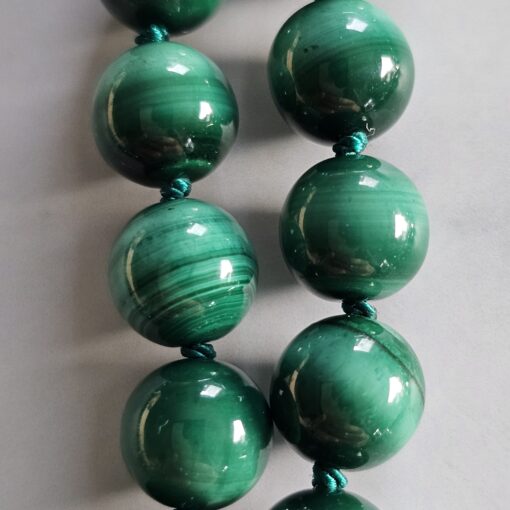 Malachit-Mala (1) mit Malachit-Tropfen und Armband – Bild 23