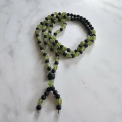 Lava-Peridot-Mala