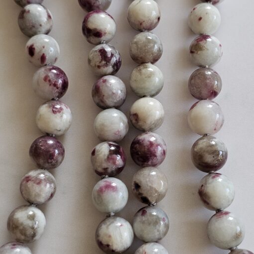 Eudialyt-Mala mit Seidenquaste – Bild 2