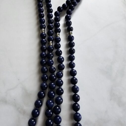 Sodalith-Mala (1) mit Sodalith-Anhänger und Armband – Bild 12