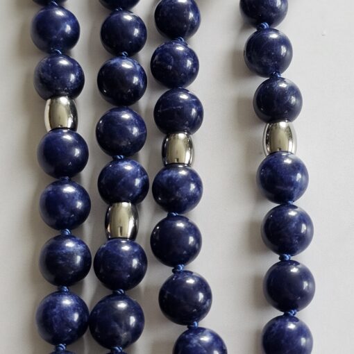 Sodalith-Mala (1) mit Sodalith-Anhänger und Armband – Bild 13