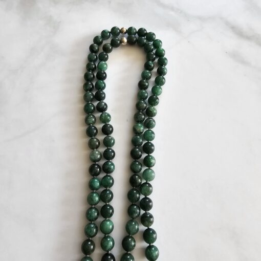 Fuchsit-Mala mit Fuchsit-Anhänger und Armband – Bild 14