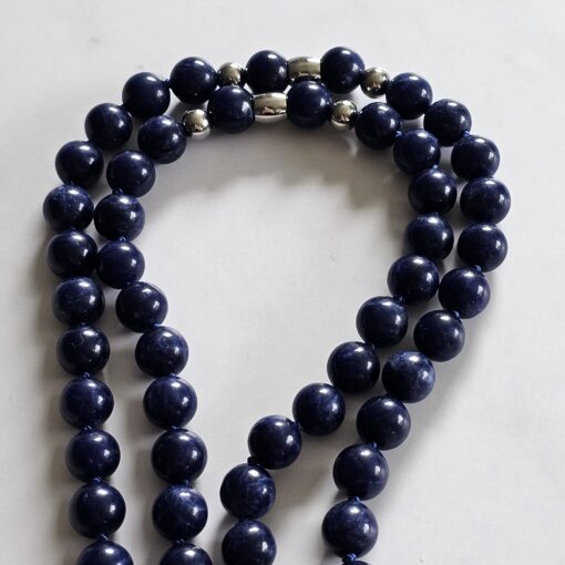 Sodalith-Mala (1) mit Sodalith-Anhänger und Armband – Bild 15
