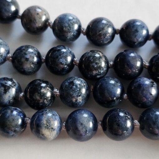 Dumortierit-Mala (1) mit Dumortierit-Donut und Armband – Bild 16