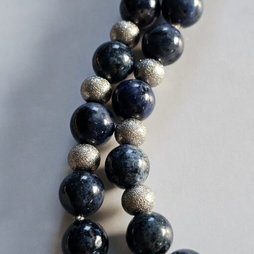 Dumortierit-Mala (1) mit Dumortierit-Donut und Armband – Bild 18